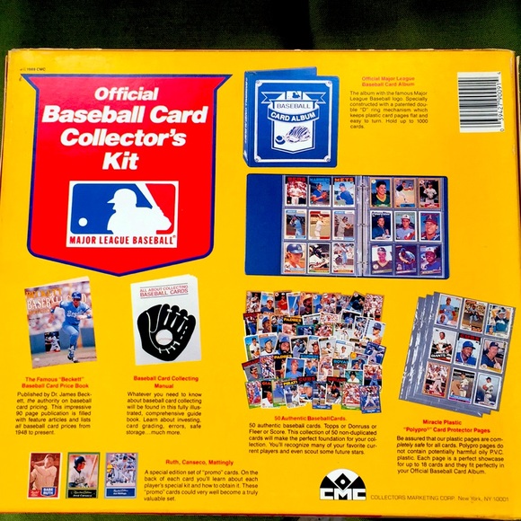 CMC 1989 Official Baseball Card Collector’s Kit - Picture 2 of 5